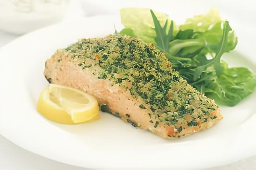 Marinated Salmon with Herb